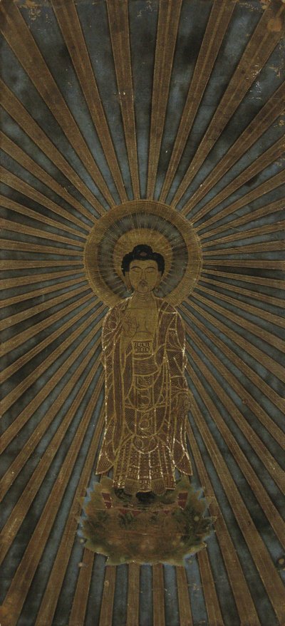 Amida Manifesting in the Dharma-body of Expedient Means, 1700-tallet. af Unbekannt