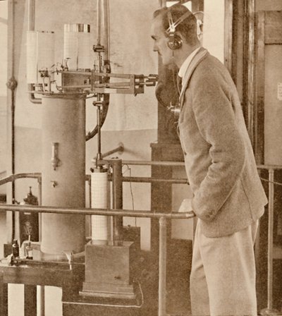 Et luftskibs vejrcenter, 1927 af Unbekannt