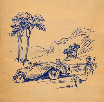 An Album of Motor Cars forside, c1936 af Unbekannt