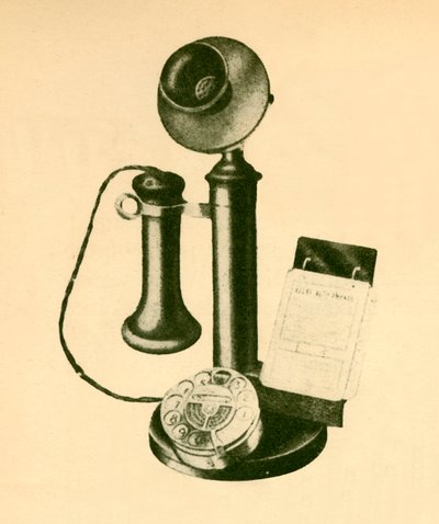 En automatisk telefonmodtager, c1930. af Unbekannt