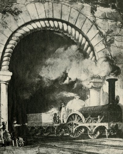 An Early Broad Gauge Train - Great Western Railway, c1930. af Unbekannt