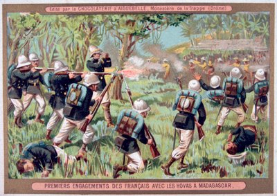 Et forlovelse mod Hovas fra Madagaskar, 1883-1896 af Unbekannt