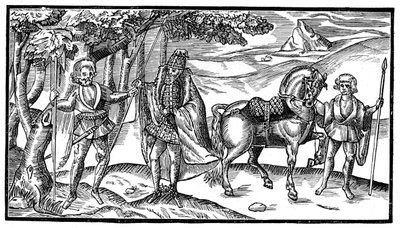 En irsk høvding og hans ledsagere, 1581, 1893 af Unbekannt