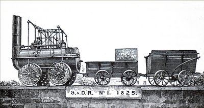 Et motorlokomotiv, jeg byggede af George Stephenson af Unbekannt