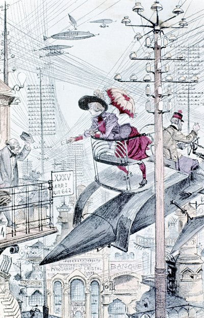 En idé om verden, som den ville være i 1953, 1883 af Unbekannt