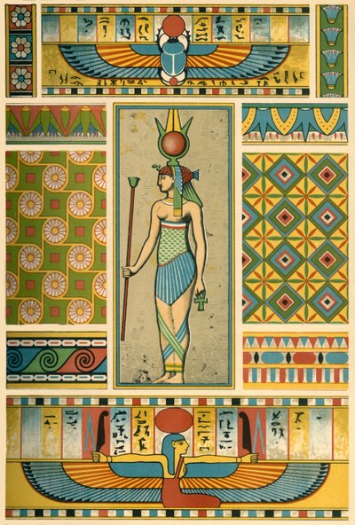 Gammel egyptisk dekoration, 1898. af Unbekannt