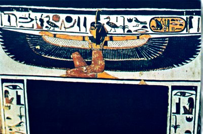 Gamle egyptiske hieroglyffer, Theben, Egypten af Unbekannt