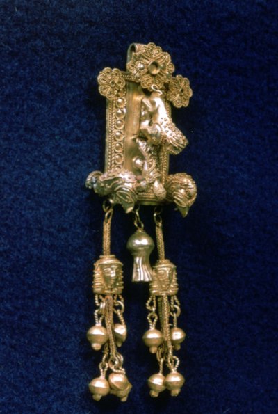 Oldgræsk tempelvedhæng, c630-620 f.Kr af Unbekannt