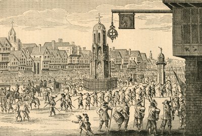 Gammel udsigt over Cheapside, 1897. af Unbekannt