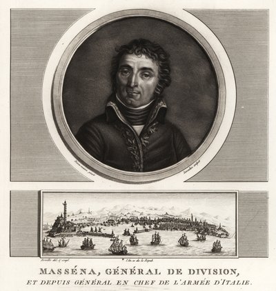 Andre Massena, Duc de Rivoli, generalmajor, general i Chef de l