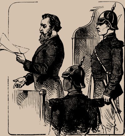 Andrei Zhelyabov for retten, 1881. af Unbekannt