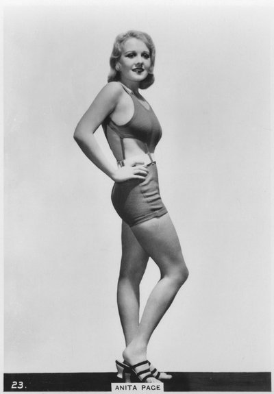 Anita Page, amerikansk filmskuespillerinde, c1938 af Unbekannt