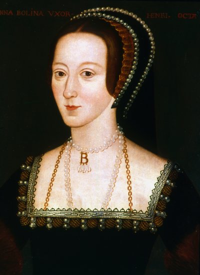 Anne Boleyn, anden hustru til Henrik VIII, c1520-1536 af Unbekannt