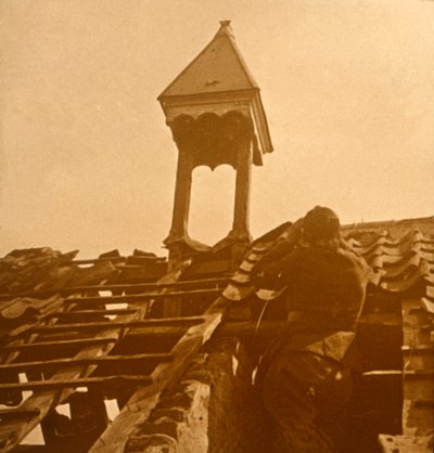 Luftværnsskydning, frontlinje, c1914-c1918 af Unbekannt