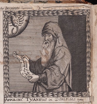 Apollonius af Tyana Fra: The Order of the Inspirati, 1659 af Unbekannt