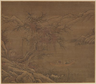 Nærmer sig vinterkysten, Ming-dynastiet, 1368-1644. af Unbekannt