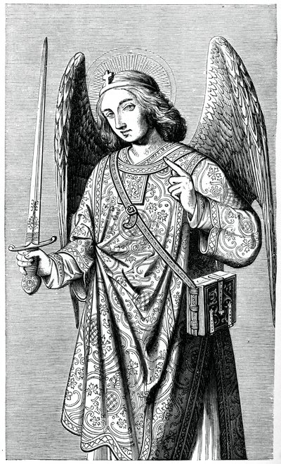 Ærkeenglen Sankt Michael, 1870 af Unbekannt