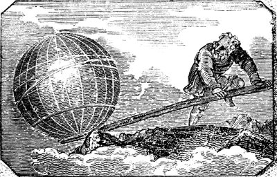 Archimedes c287-212 f.Kr., oldgræsk matematiker og opfinder, 1824 af Unbekannt
