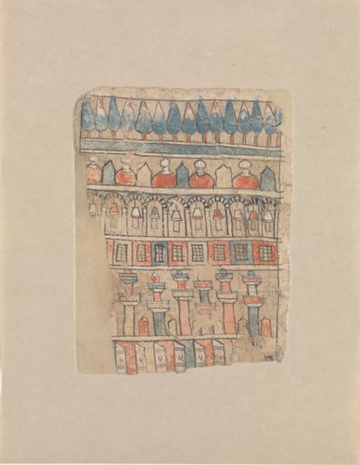 Arkitektonisk scene, 1500-tallet. af Unbekannt
