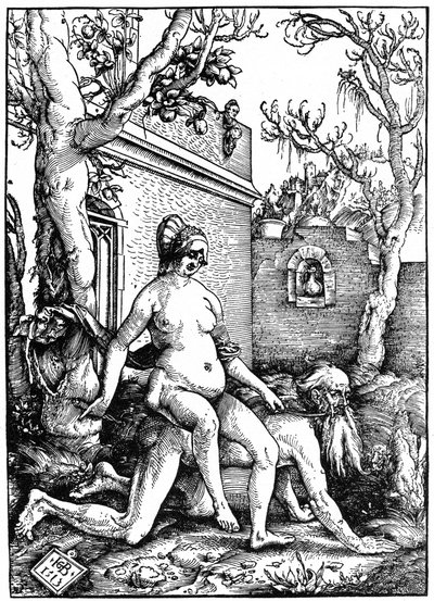 Aristoteles und Phyllis, 1513 von Unbekannt