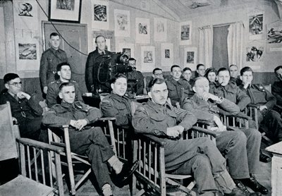 Army Art Group: Adrian Hill, R.B.A., R.O.I., foredrag om The Art and Aims of Picasso, 1944 af Unbekannt