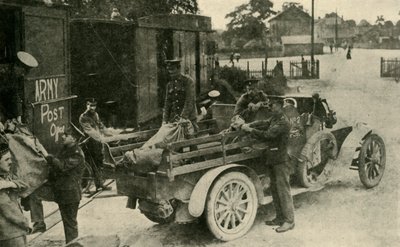 Hærens postkontor, Første Verdenskrig, c1915, c1920. af Unbekannt