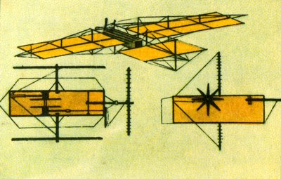 Arnold Böcklins flyvemaskine, 1885, 1932. af Unbekannt