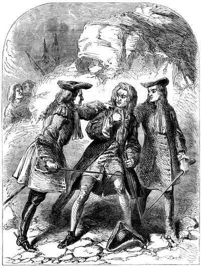 Arrestation af Sir John Fenwick, 1696 slutningen af det 19. århundrede af Unbekannt