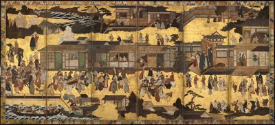 Sydbarbarernes ankomst, ca. 1600. af Unbekannt