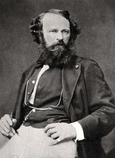 Arsene Houssaye, fransk romanforfatter og digter, 1861 af Unbekannt