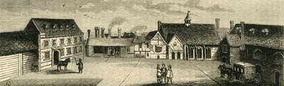 Arundel House mod nord, c1600-tallet, 1881. af Unbekannt