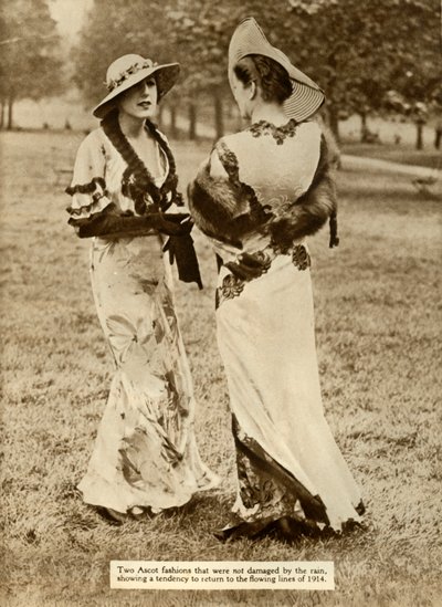Ascot fashion, 1935. af Unbekannt
