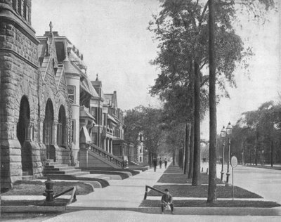 Ashland Avenue, Chicago, Illinois, USA, c1900. af Unbekannt
