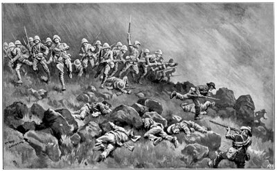 Angreb på Wagon Hill, 2. Boerkrig, 6. januar 1900 af Unbekannt
