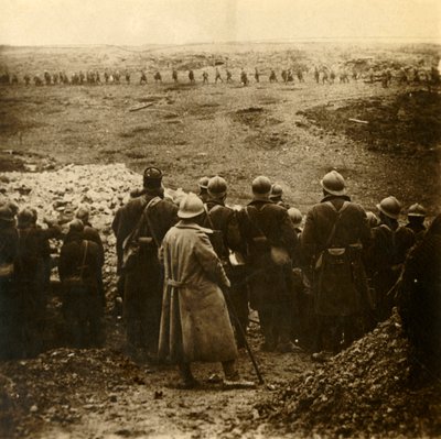 Angreb ved Douaumont, Nordfrankrig, december 1916 af Unbekannt