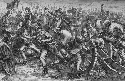 Angreb på Leith, c1560, c1880 af Unbekannt