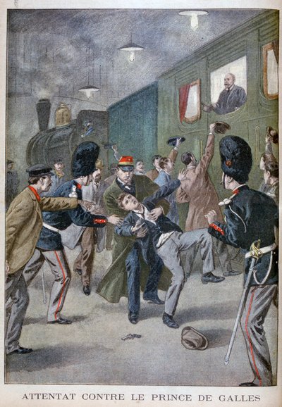 Angrebsforsøg på Edward, Prince of Wales i Bruxelles, 1900 af Unbekannt