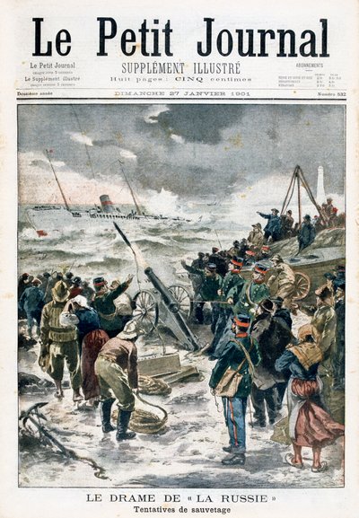 Redningsforsøg, 1901 af Unbekannt