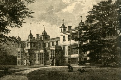 Audley End, Western Front, 1898.  af Unbekannt