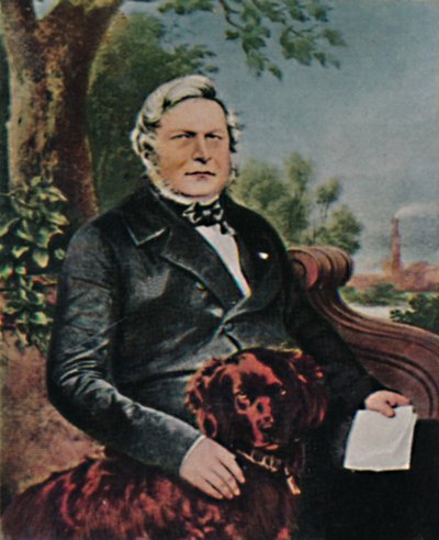 August Borsig 1804-1854. - Maleri af Kruger, 1934. af Unbekannt