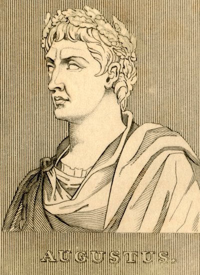 Augustus, 63 f.Kr.-14 e.Kr., 1830. af Unbekannt