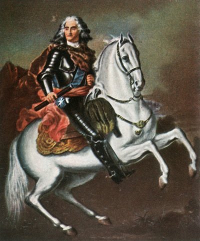 Augustus II den Stærke, 1718, 1936. af Unbekannt