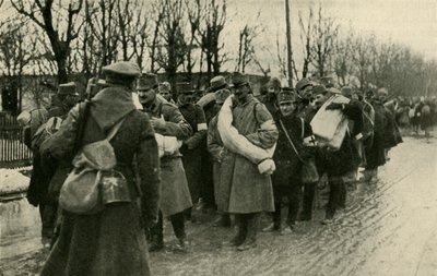 Østrigske fanger, Przemysl, marts 1915, c1920. af Unbekannt