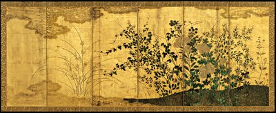 Efterårslandskab med vilde gæs, ca. 1650 af Unbekannt