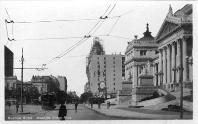 Entre Rios Avenue, Buenos Aires, Argentina, omkring 1900-tallet af Unbekannt