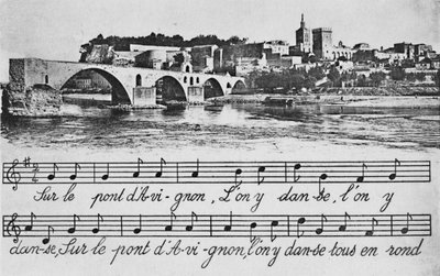 Avignon. - St-Benezet-broen, c1925 af Unbekannt
