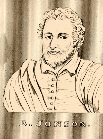 B. Jonson, c1572-1637, 1830. af Unbekannt
