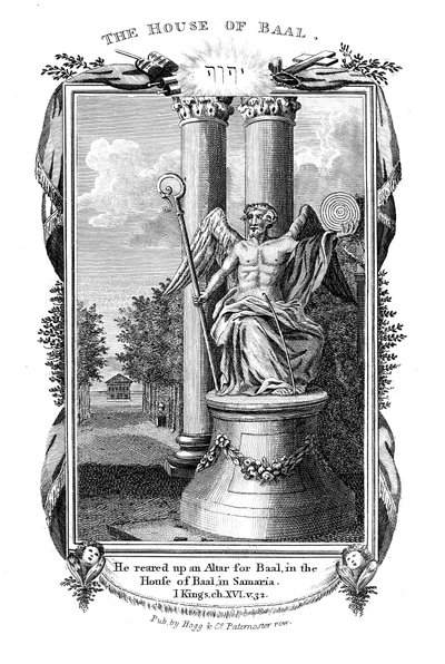 Baal, kanaanæernes hovedgud, 1804 af Unbekannt