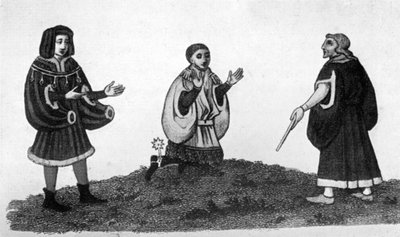 Taskeærmer, 1400-tallet, 1910 af Unbekannt
