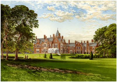 Bagshot Park, Surrey, hjemsted for hertugen af Connaught, c1880. af Unbekannt